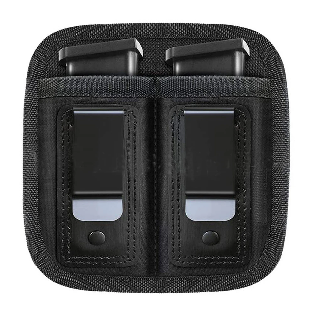 

Tactical 9mm Double Mag IWB Belt Holster Mag Pouch Concealed Knife Holder Flashlight Holster