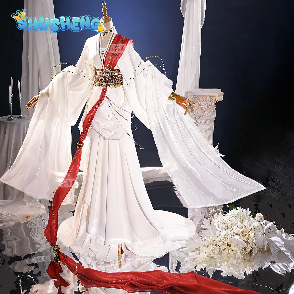 Costume de cosplay psychologue Ada Mesmer de Identity V, robe de style chinois, accessoires et ensemble pour homme, pour Halloween et Carnaval