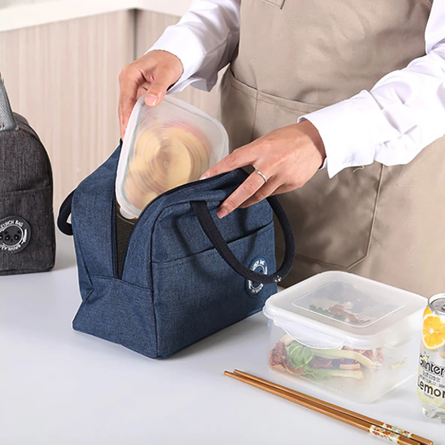 Bolsa Térmica para Almuerzo, Bolsa Bento Aislante, Bolsa de Papel de Aluminio para Arroz, Bolsa para Comida, Bolsa de Hielo, Bolso Bento para Estudiantes