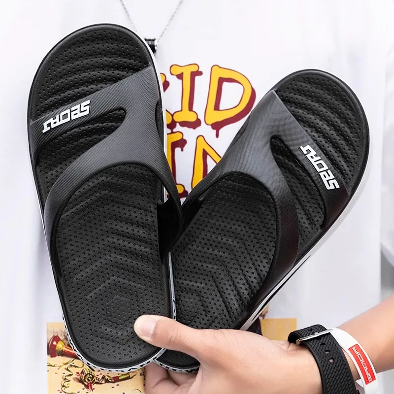 Slippers Men's Summer Beach Outdoor Non-Slip Men's Home Indoor Home Bathroom Bath Men's Sandals Summer