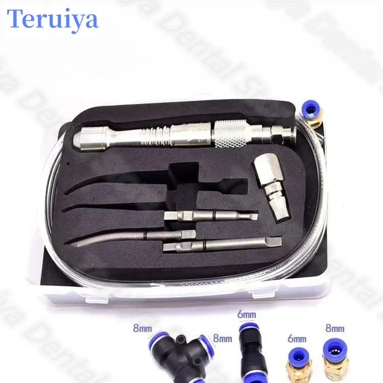 

Premium Dental Pneumatic Shovel Kit | Adjustable Vibration Stainless Steel Vibrating Plaster Remover & Stone Carving Air Chisel