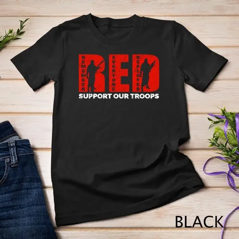 Army Red Friday Support Soldiers Or Armed Forces Unisex T shirt
