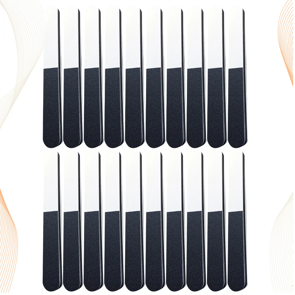 

20Pcs Nail Files Set Eva Sponge Polish Strip Double Sided Grit 240 320 1200 Professional Manicure Tool Nail File