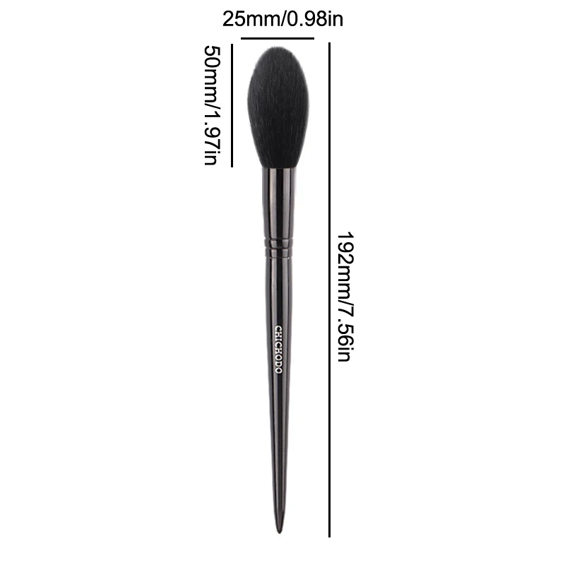 Professionele geitenhaar gezicht make-up markeerstift borstel lange steel blush borstel concealer borstel schoonheid make-up tools