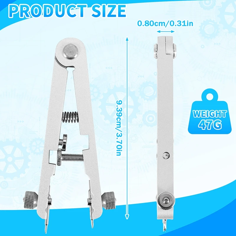 A05E-6825 Spring Bar Piler Standard Spring Bar Rimozione Strumento Orologi Spring Bar Bracciale Pinze Per Rolex Watchband Spring Bar T