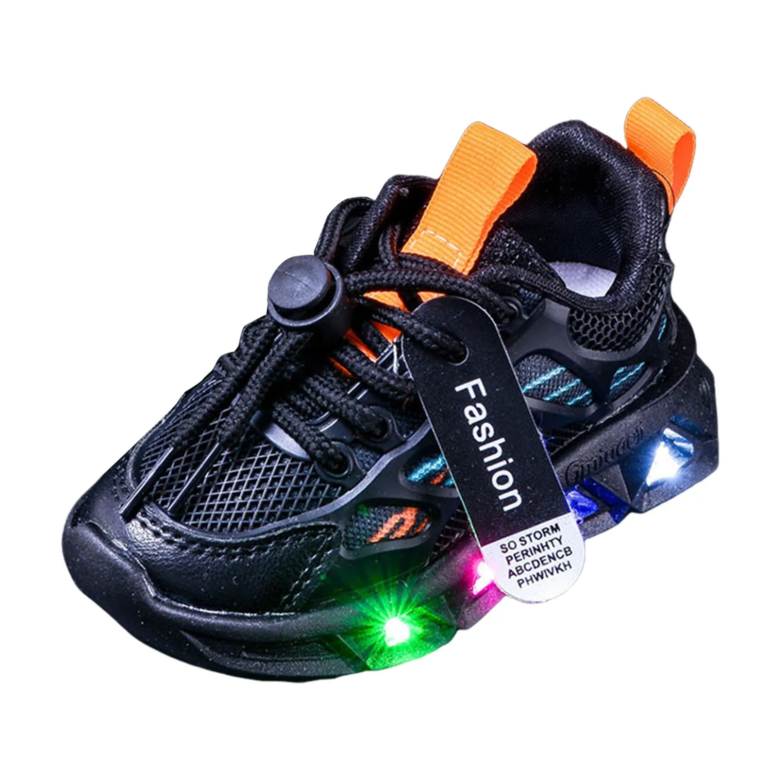 

Kids Boys Shoes Children's Fashion Luminous Light Shoes Mesh Lightweight Low Top Lace Up Comfortable Casual Size 6 Boys Shoes