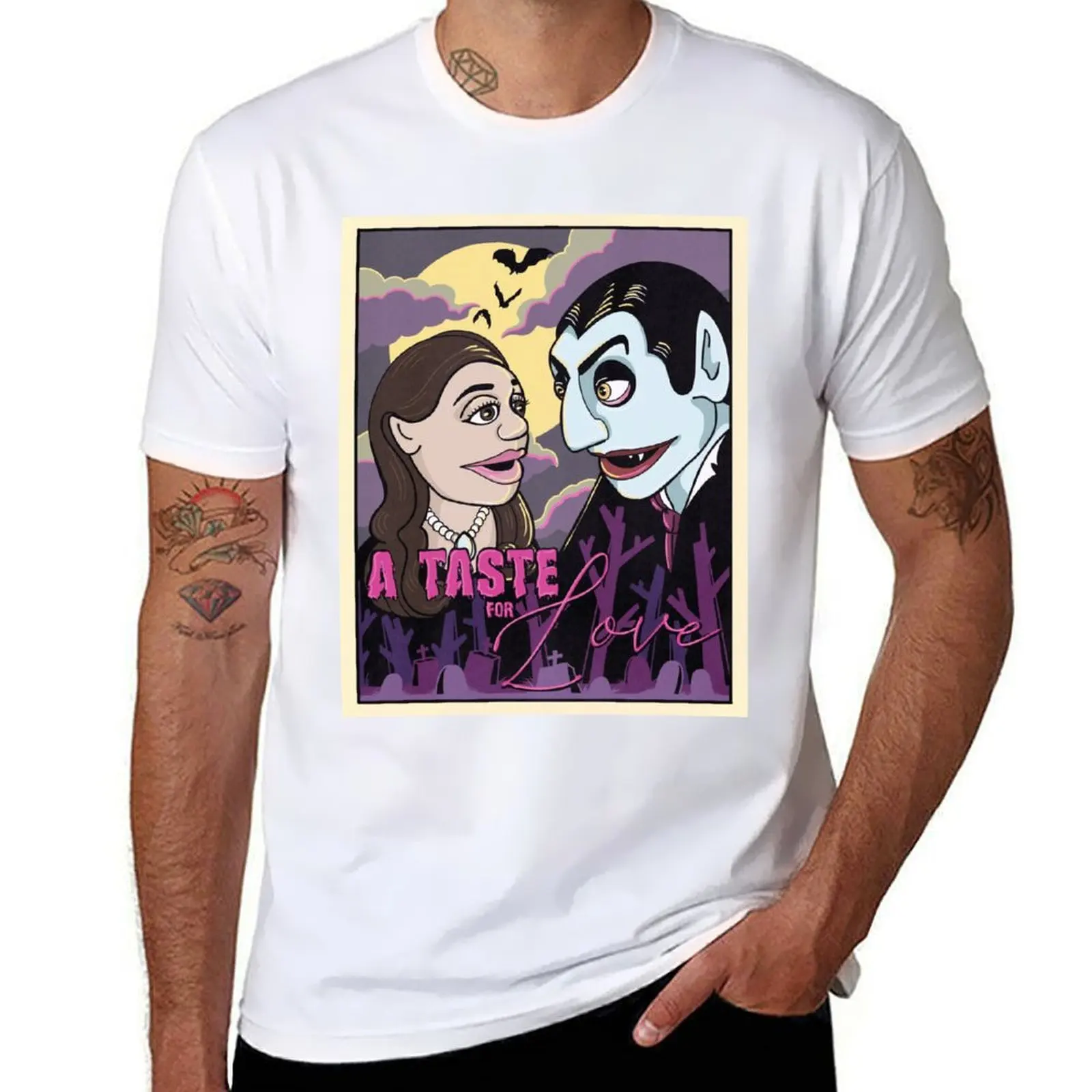 

A Taste For Love T-Shirt man t shirts high quality luxury brand man t shirts cotton t shirts for man pack white T-shirt