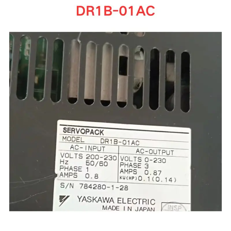 Used OEM disassembled parts DR1B-01AC Servo driver Functional test OK