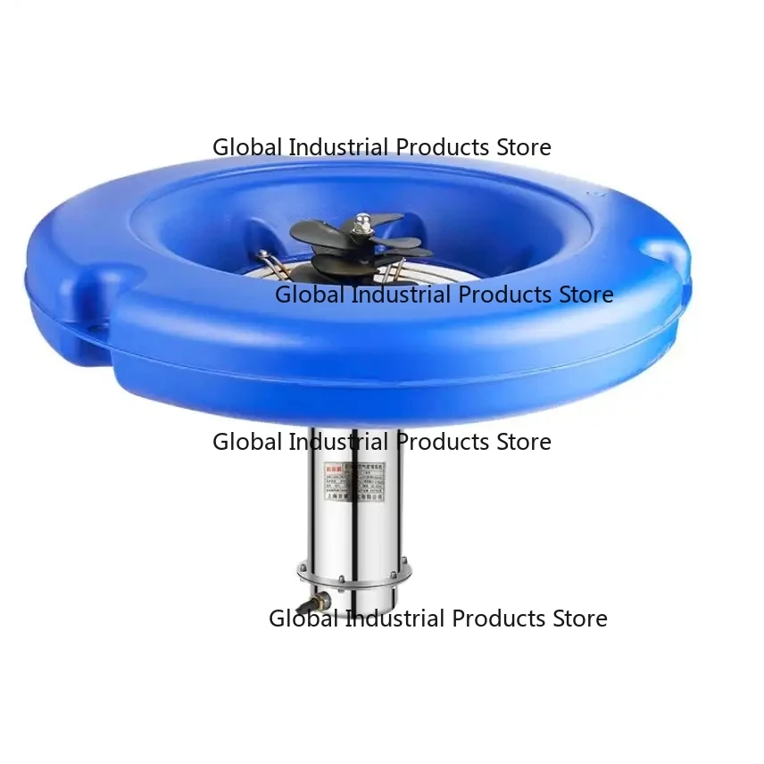 750W Stainless Steel Floating Water Pump Wave Surge Splash Aerator Fountain for Fish Farming Pond