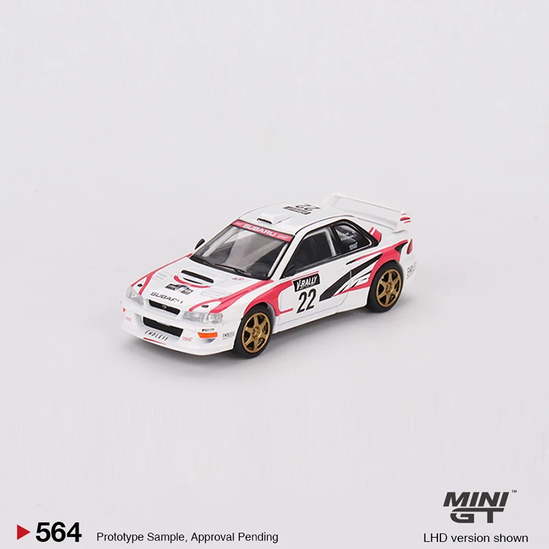 

Модель автомобиля Impreza WRC98 1999, масштаб 1:64, ралли, турне, спортивный автомобиль #564 LHD