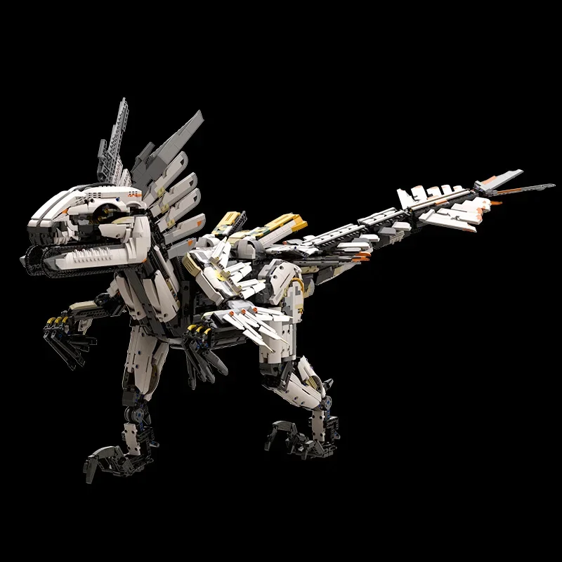 BuildMoc Horizon Mecha Clawstrider Monster Building Blocks West Thunder Zero Dawn Tooth Tallnecks Bricks Toys For Children Gifts