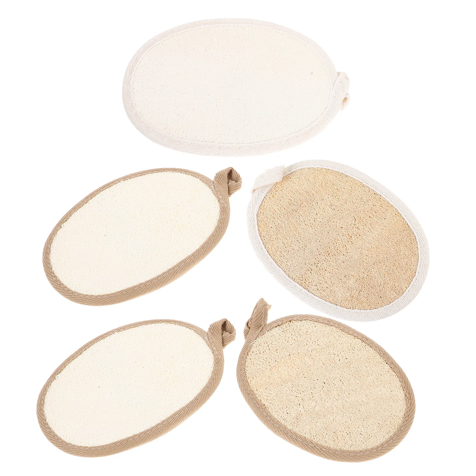 Lot de 5 éponges exfoliantes n - Body Loofah Natural avis et prix