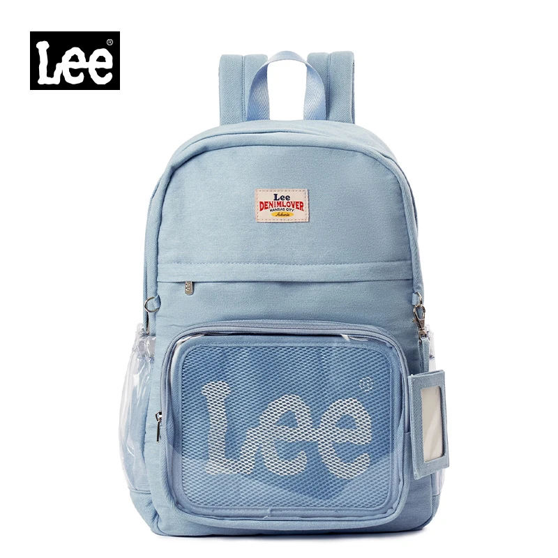 กระเป๋าเป้สะพายหลัง LEE รุ่น Large Leisure Corduroy Itabag ขนาด 14 นิ้ว สำหรับใส่แล็ปท็อป ไปโรงเรียน ผู้หญิง ผ้าเดนิม สำหรับเดินทาง ไปเรียนมหาวิทยาลัย  กระเป๋าใส่หนังสือ  กระเป๋า Ita Bag แบบใส
