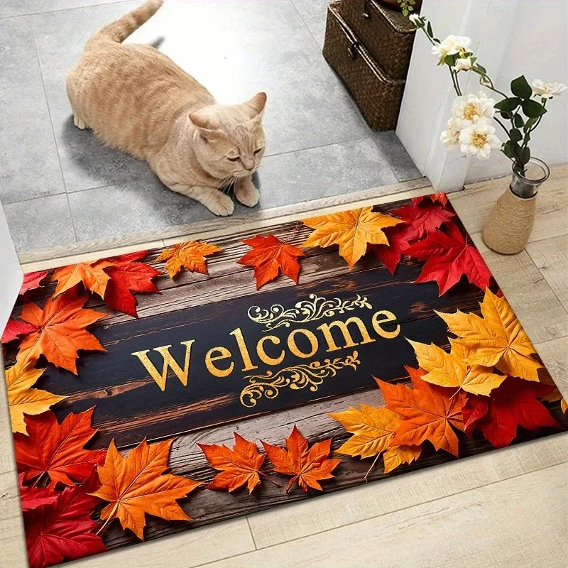 Hot sale american vintage floor mat, entryway entrance door mat, bathroom absorbent foot mat.
