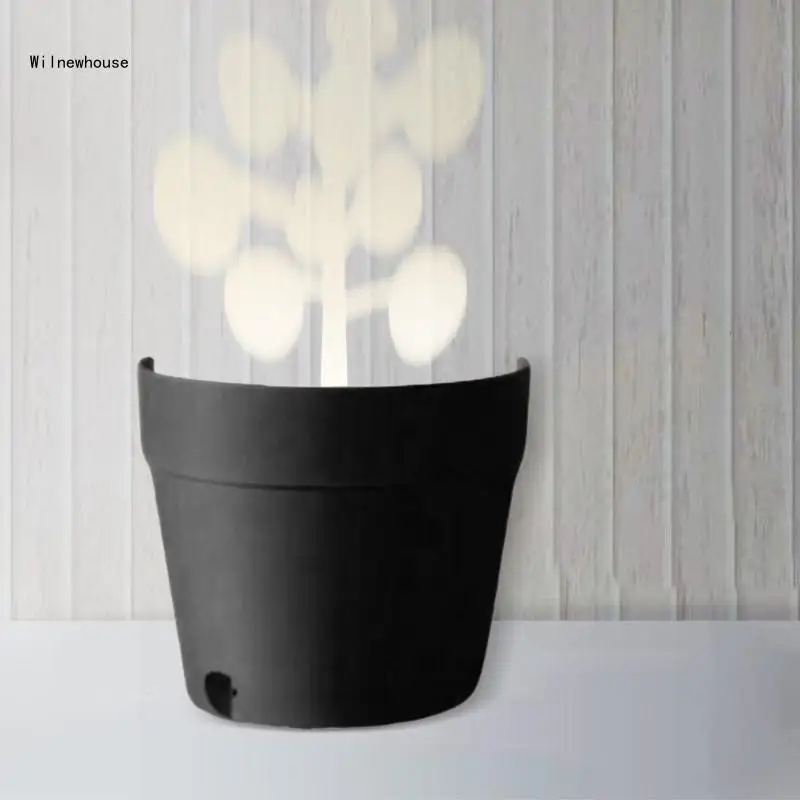 

Beautiful Plant Pots Lamp Projections Pots with Essential for Plant Enthusiasts Dropship