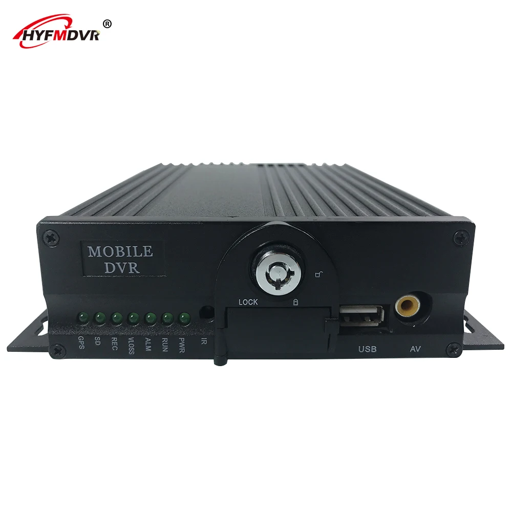 HYF Factory Price 4-ch Dual SD Card Up to 512G MDVR for BUS/ TRUCK/ CAR Video Monitoring