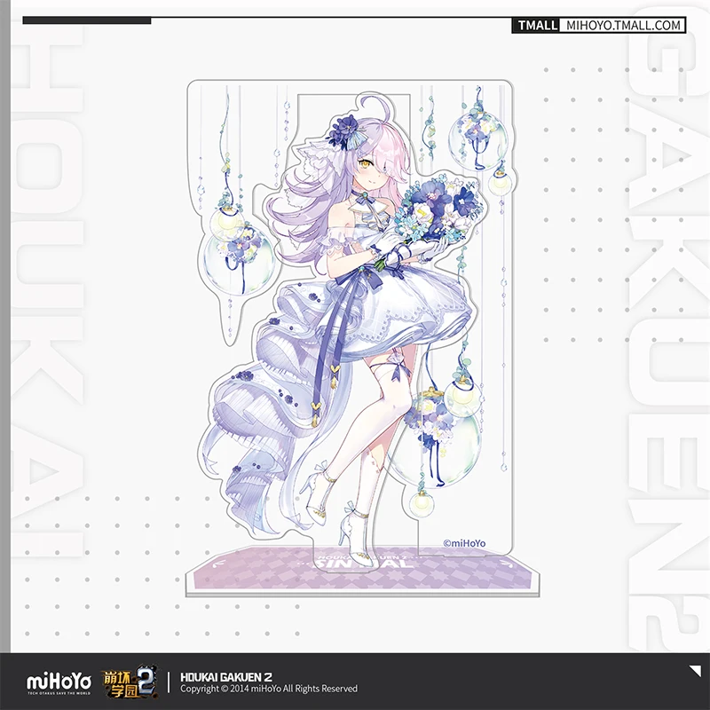 Honkai Gakuen 2 Merch miHoYo Original Flower Marriage Series Acrylic Stand Kiana Rita