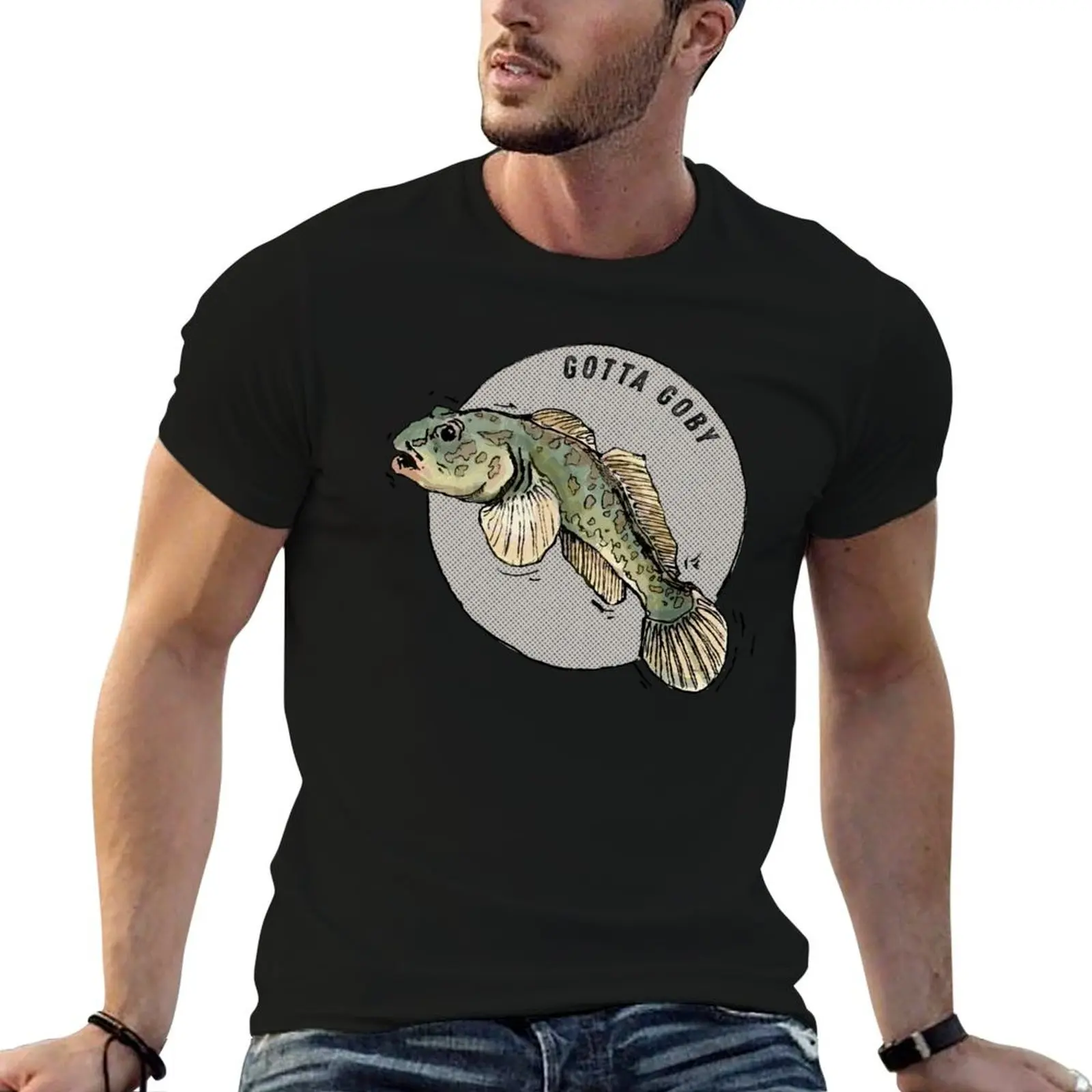 Gotta Goby - Color T-Shirt man t shirts graphic t shirt man casual cotton t shirts man 100% T-shirt