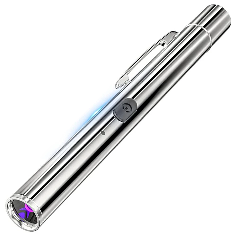 

Портативная лампа Wood's Lamp, черная лампа с УФ-защитой для ухода за собаками/кошками, детектор рингельвя для кошек, светильник, перезаряжаемая