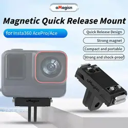 Metal Magnetic Quick Release Base Adapter Mount For Insta360 Ace/AcePro Portable Action Camera Quick Release Accessories