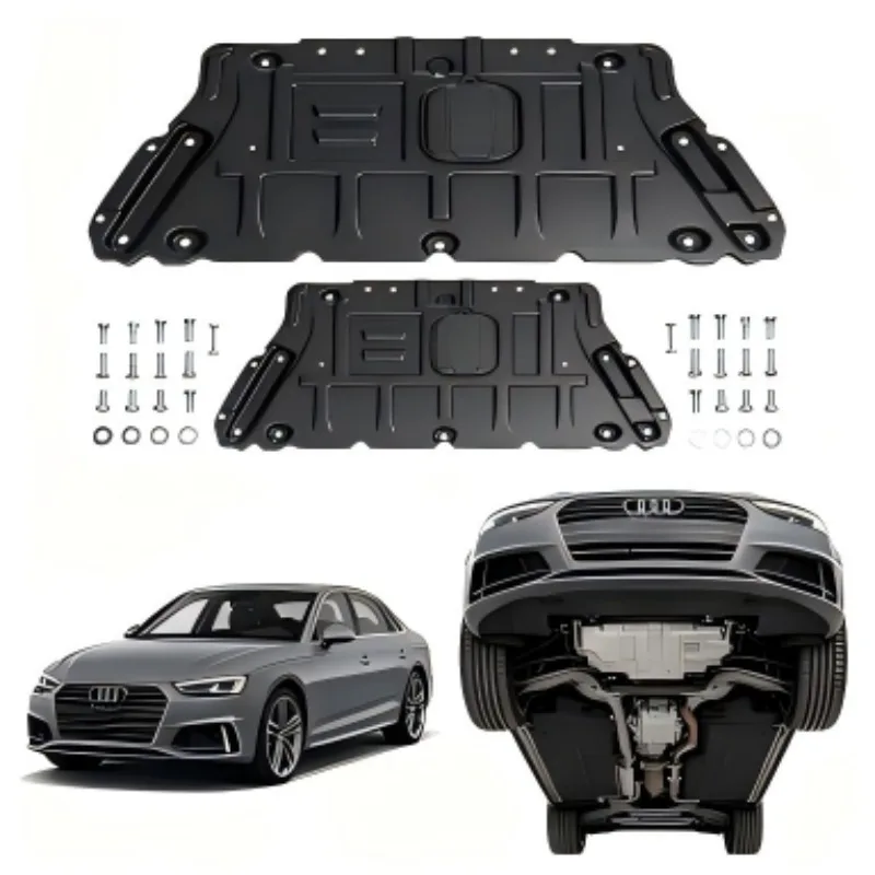 Engine Splash Shield Durable Underbody Skid Plate and Chassis Protection for Audi S4 2017-2024 2.0T