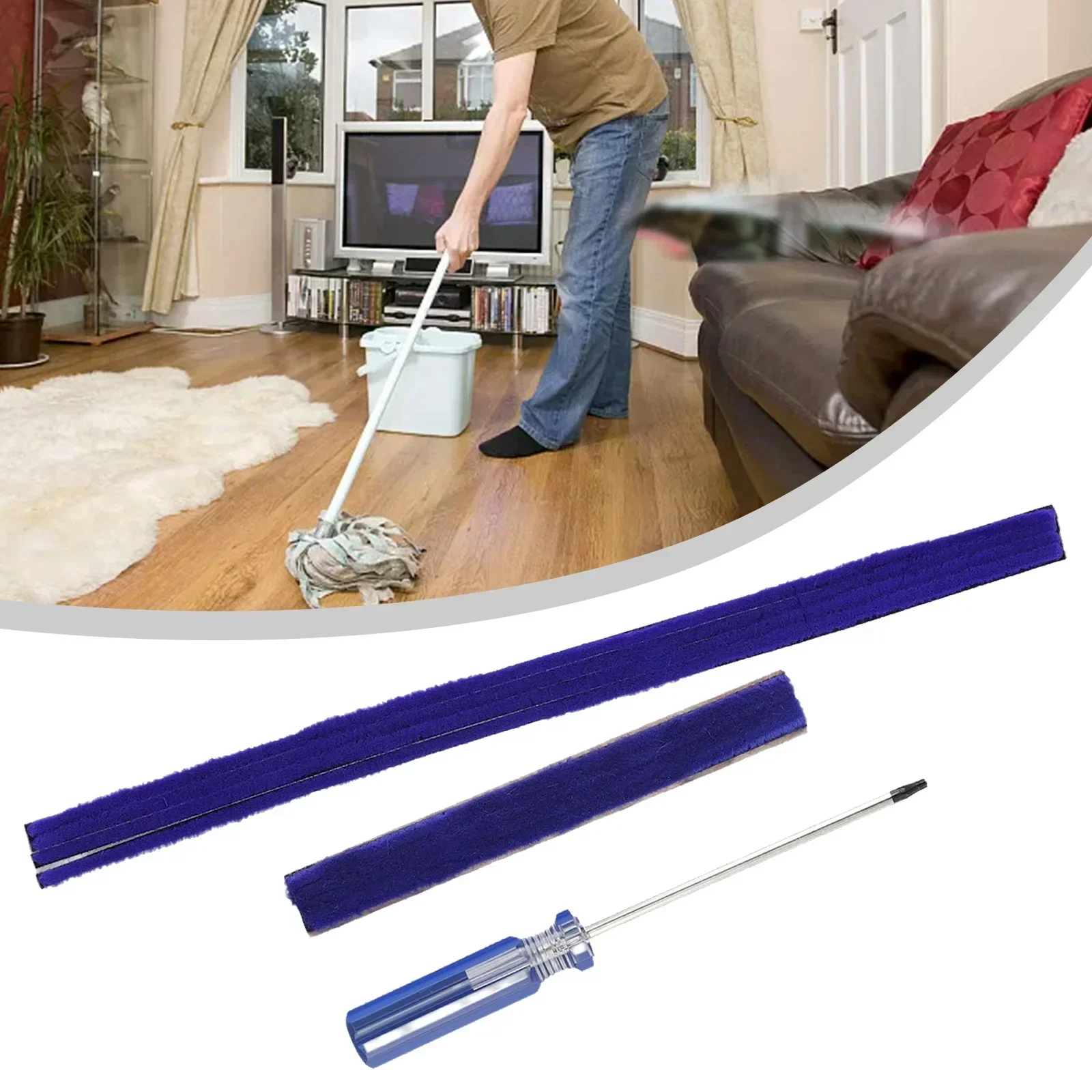 Para casa tiras de pelúcia macia 4 peças de comprimento: 23cm azul para dyson v6 v7 v8 substituição macia 8 peças acessórios v10 v11