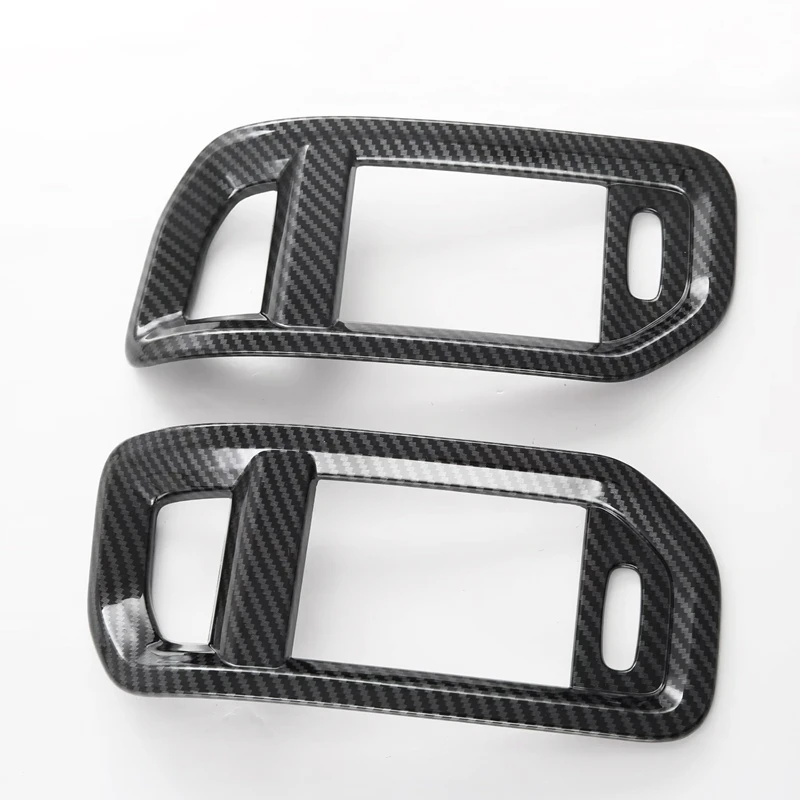 1Pair Dashboard Front Side Air Vent Trim Cover For Dodge RAM 1500 TRX T-REX 2023- Parts Car Interior Air Outlet Frame Stickers view 6