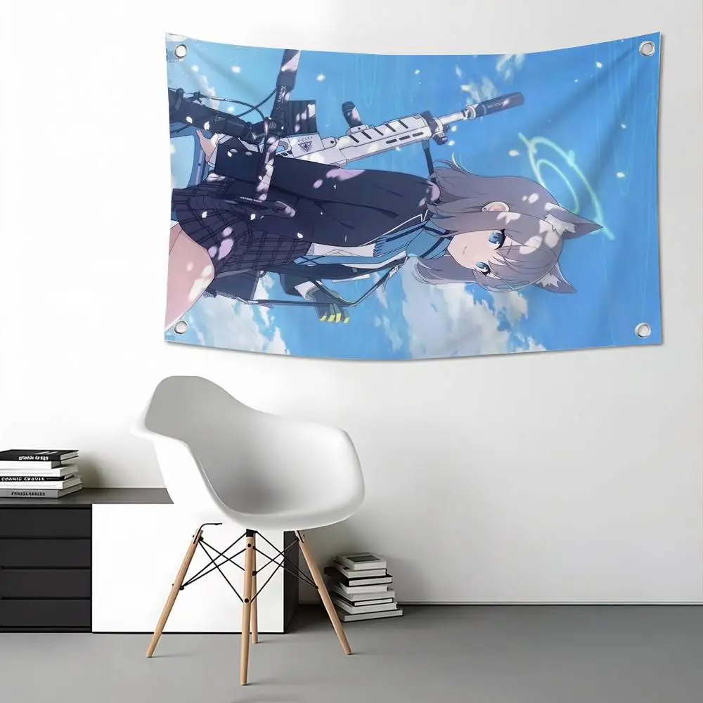 Hot-selling Blue Archives Flag Suitable For Party Club Outdoor Interior Wall Decoration Banner Fans Gift