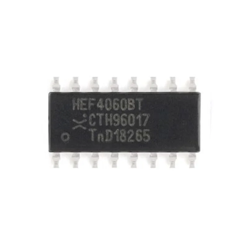 NEW HEF4060BT , 653 HEF4060 14-Level Ripple Carry Binary Counter Chip SOIC-16 HEF4060BT Integrated Circuit