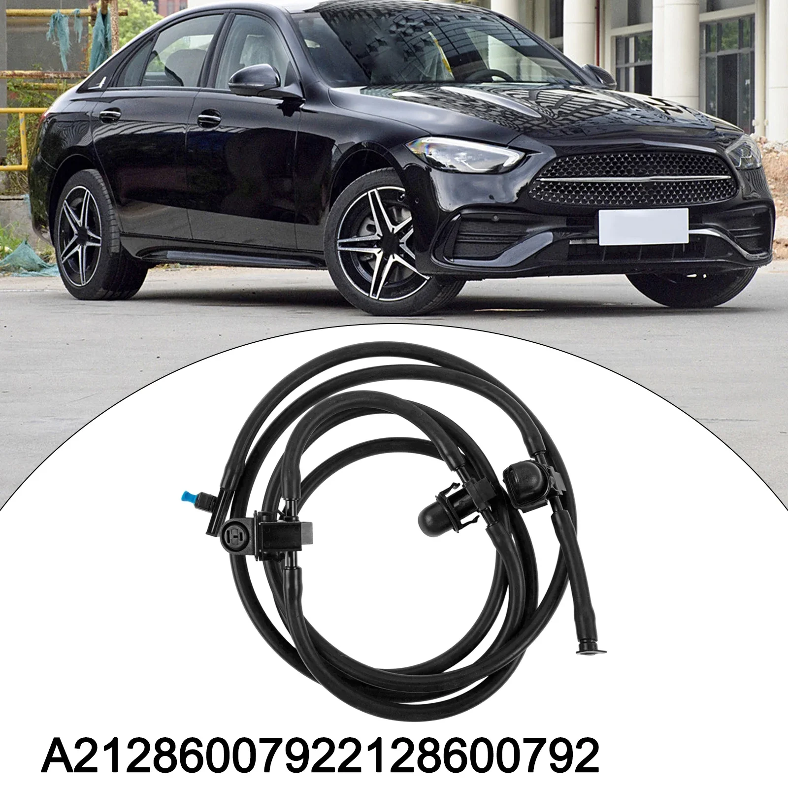 

For Mercedes For Benz Windshield Washer Jet Hose Fits E Class W212 and CLS Class C218 With Part Number A2128600792