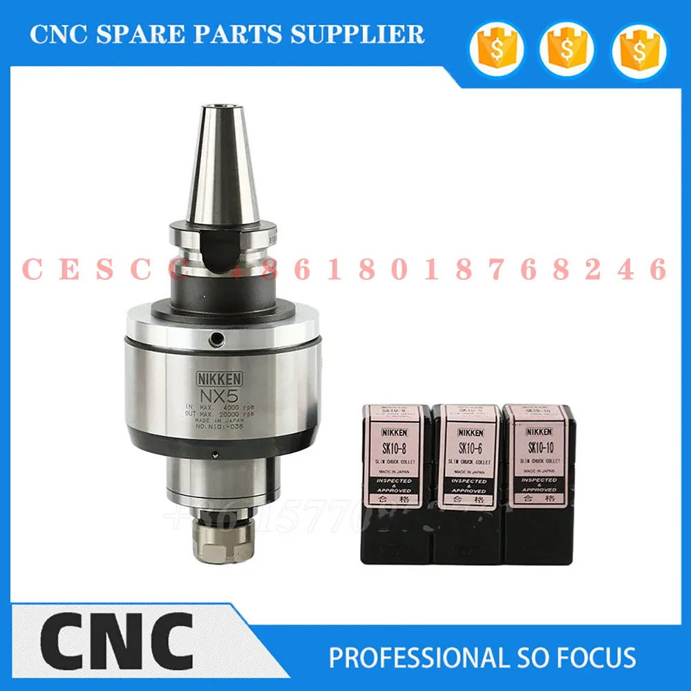 New CNC spindle speed increaser BT30-NX5-153 BT40-NX5-153 speed-up knife handle engraving machine accessories