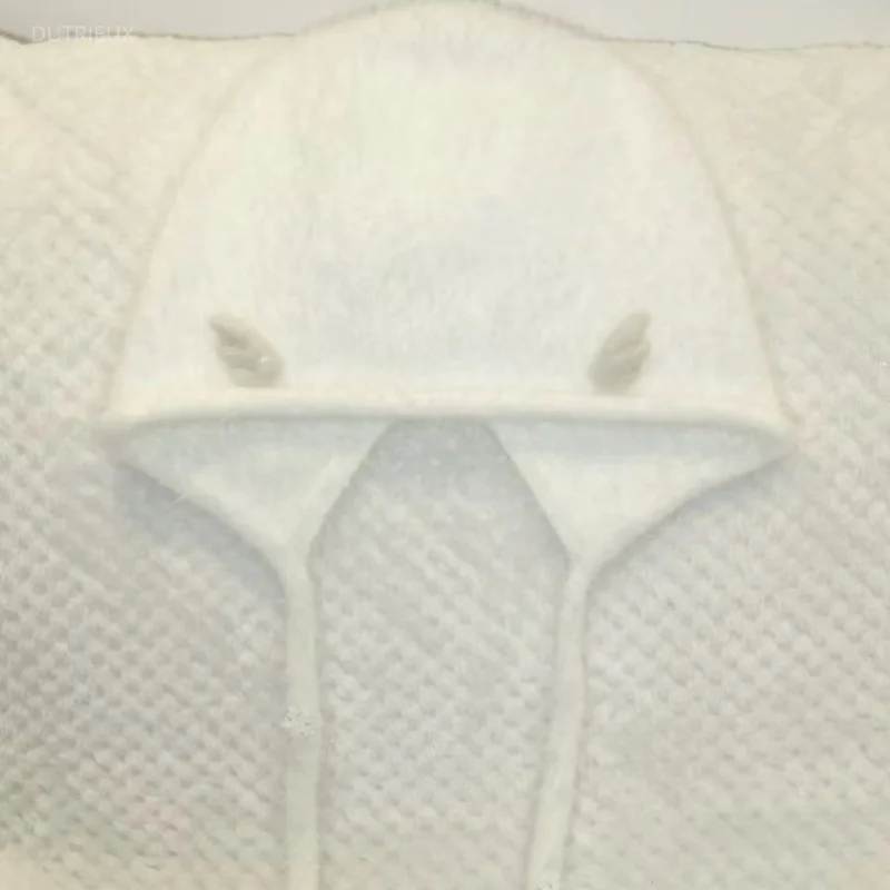 2026 Y2k Aesthetic Solid Color Knitted Hats Harajuku Vintage Angel's Wings Patchwork Hat Streetwear Women Winter Warm Grunge Cap