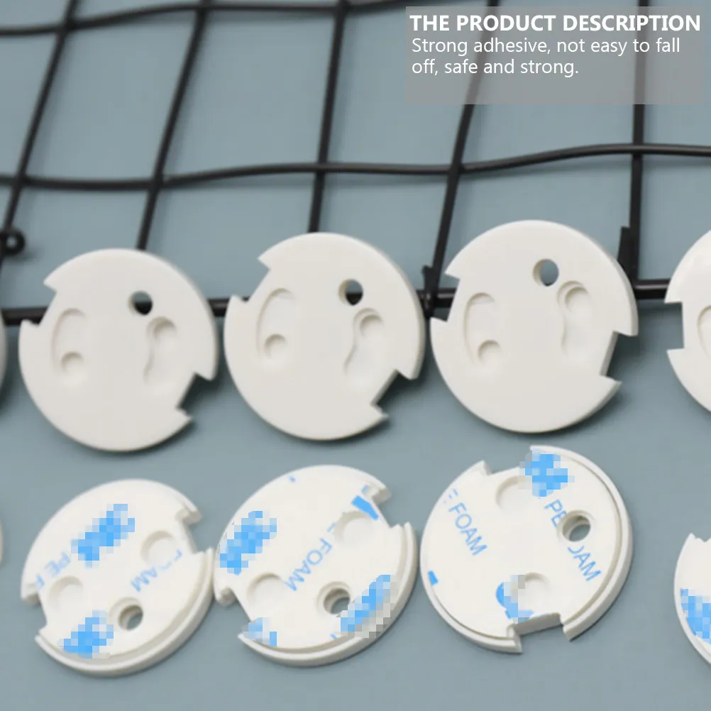 

10Pcs French Standard Socket Protector Childproof Electrical Outlet Cover ABS Safety Cover for Kids Prevention of Electric Shock
