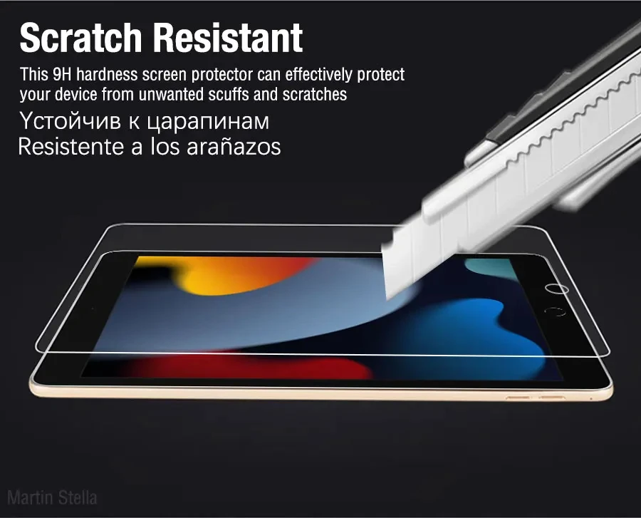 Für Ipad 10.2 9. 8. 7. Generation gehärtetes Glas Displayschutzfolie auf Ipad 9 2021 8 2020 7 2019 Film – Detail 9