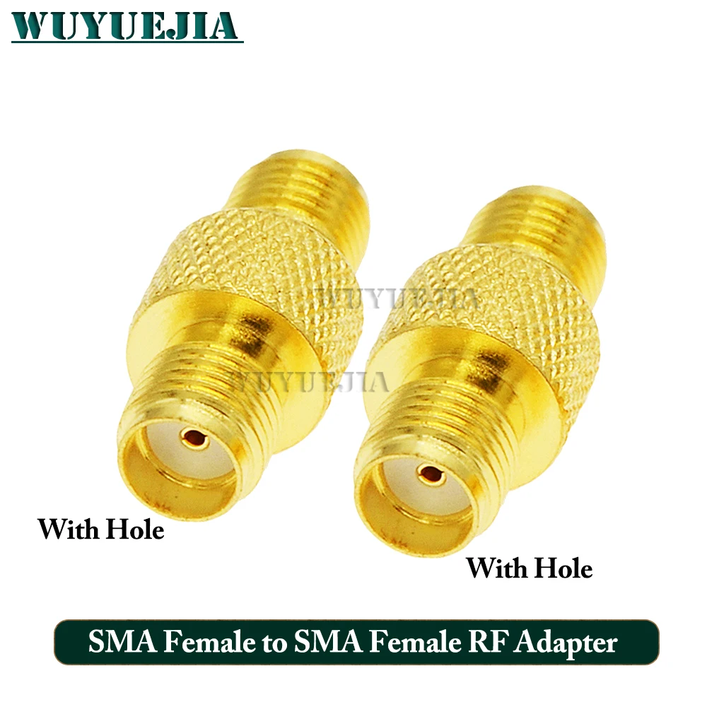 2/5/10PCS/Lot SMA Female Jack to RP-SMA Female RF Adapter SMA Female Hole or RPSMA Pin Coaxial Connector 50Ohm Gold plated Brass