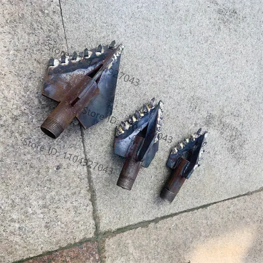 Small water well drilling super hard alloy drill bit / electric drill / 3 wing rock drill bit 4-20 cm