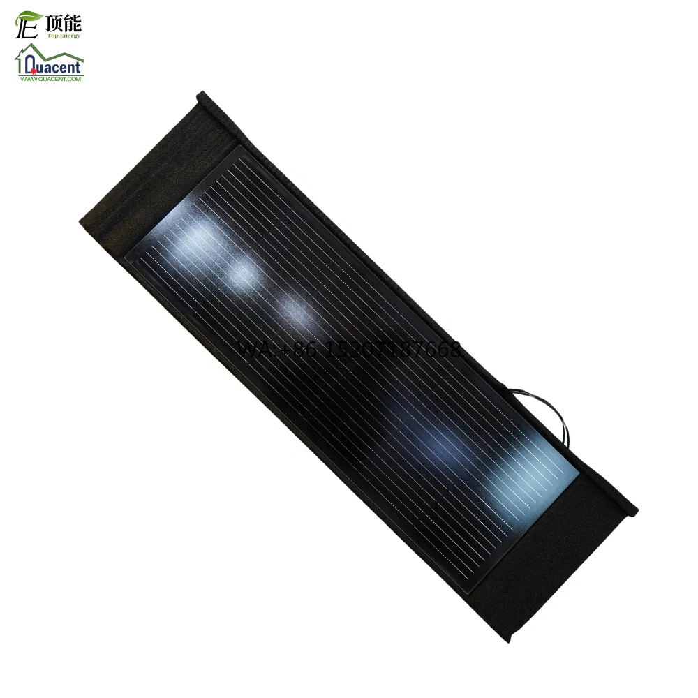 Durable Long Life High Performance Weather Resistant Solar Roof Tile High Efficiency Building Integrated Monocrystalline BIPV
