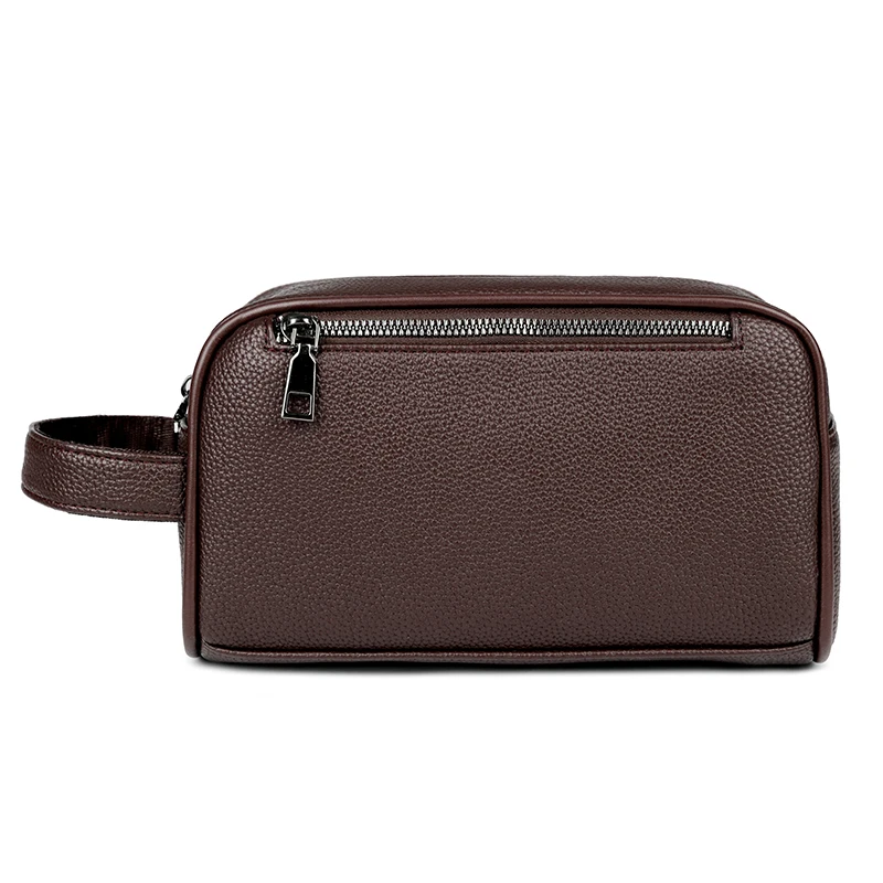 

Business Men's Clutch Bag High Quality Soft PU Leather Handbag Phone Purse Fashion Clutches Luxury Men Birthday Gift Clutch Bags