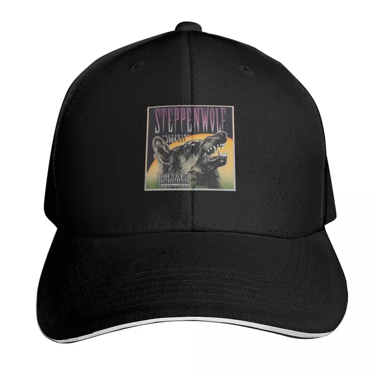 

Steppenwolf Born To Be Wild Rock Band Baseball Cap Snap Back Hat fashionable golf hat genuine Beach Outing Golf Women Men's