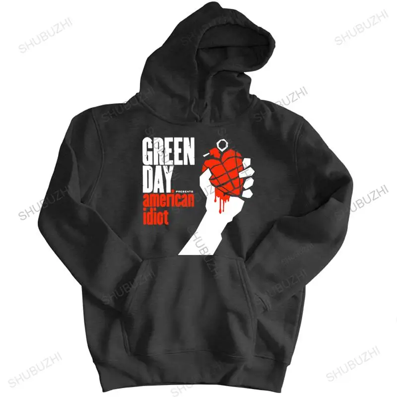 mens vintage hoodies The new The punk Rock and roll Greenday American Idiot hoody Men and women shubuzhi casual hooded jacket