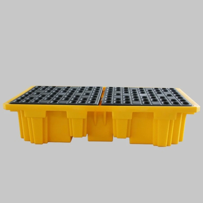 2213A anti-leakage pallet hazardous chemical oil drum anti-leakage plastic pallet 2200x1300x500mm