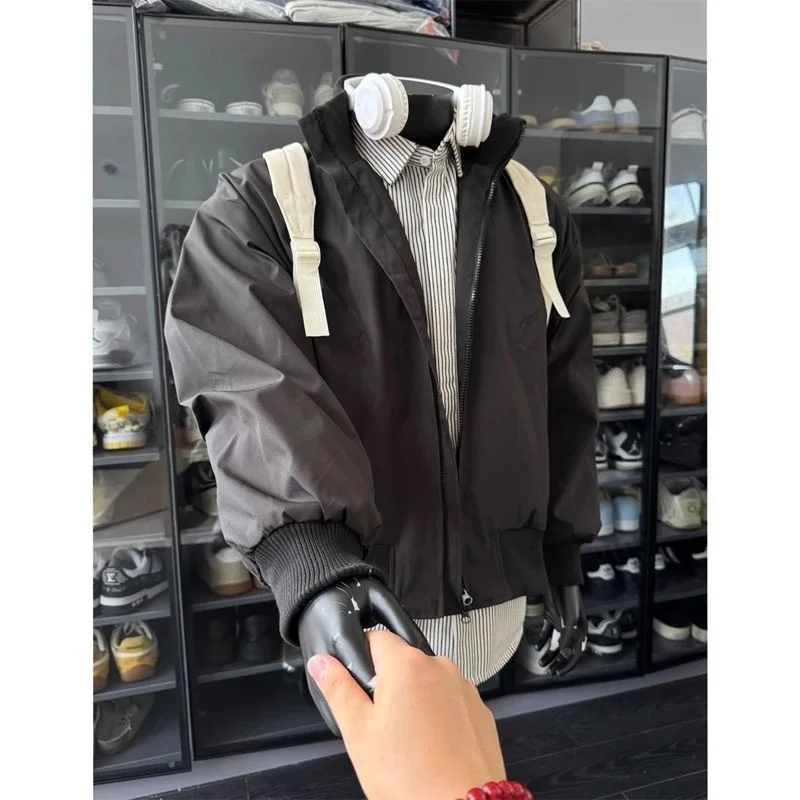 

Мужская куртка-пуховик с капюшоном, защитный внешний слой, защитный экран, барьер, защитный кожух, накидка Bf