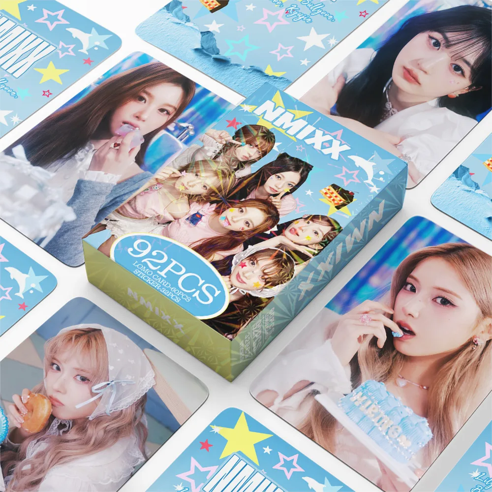 

Kpop, Nmixx, Nswer, a Box of 92 Pieces (60 Lomo Cards + 32 Stickers), High-Definition Photo Cards, Collectibles, Fan Merchandise Albums, Concert Goods, Small Gifts, Holiday Gifts, Decorations