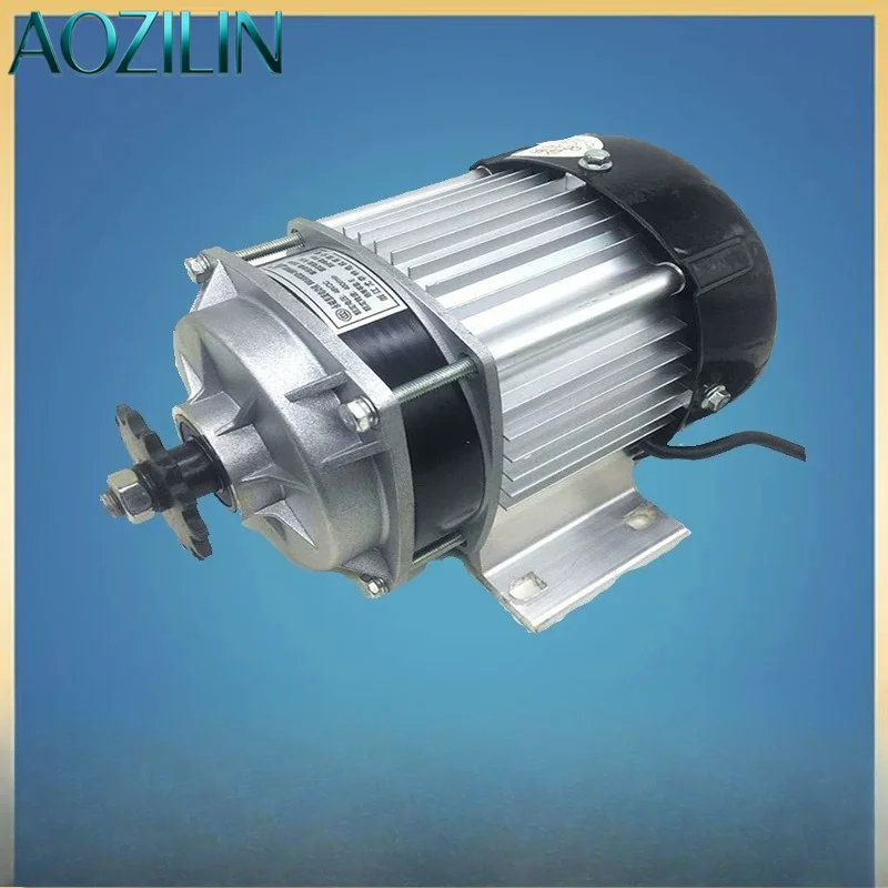 AOZILIN BM1418ZXF Brushless DC Reduction Motor 48V 500W 750W Permanent Magnet for Electric Tricycle