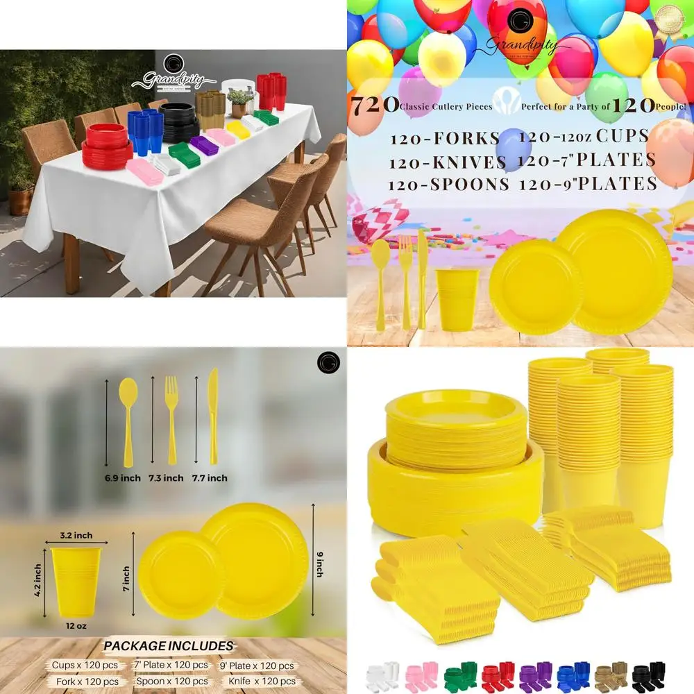 720-Piece Yellow Pl…