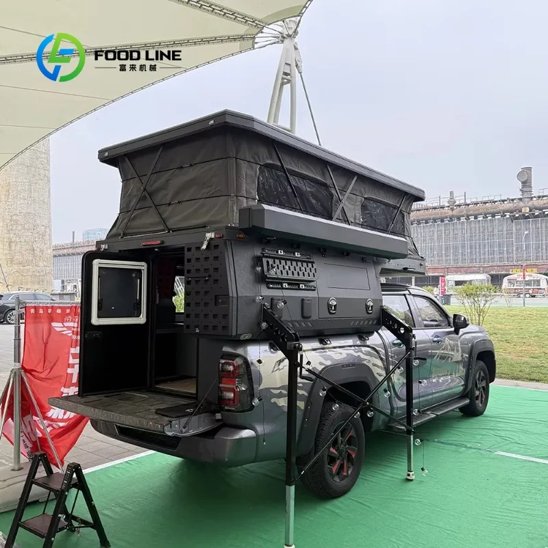 Customized Hard Shell Truck Bed Camper With Lift System And Rear Entry Door For Off Road Adventure Bulk Purchase Save Money