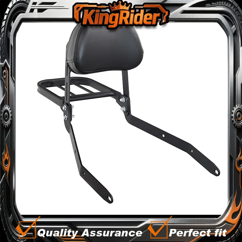 

Motorcycle Folding Backrest Rear Luggage Rack Saddlebag Bracket Leather Bag Large Capacity Travel Bag For Benda Chinchilla 500