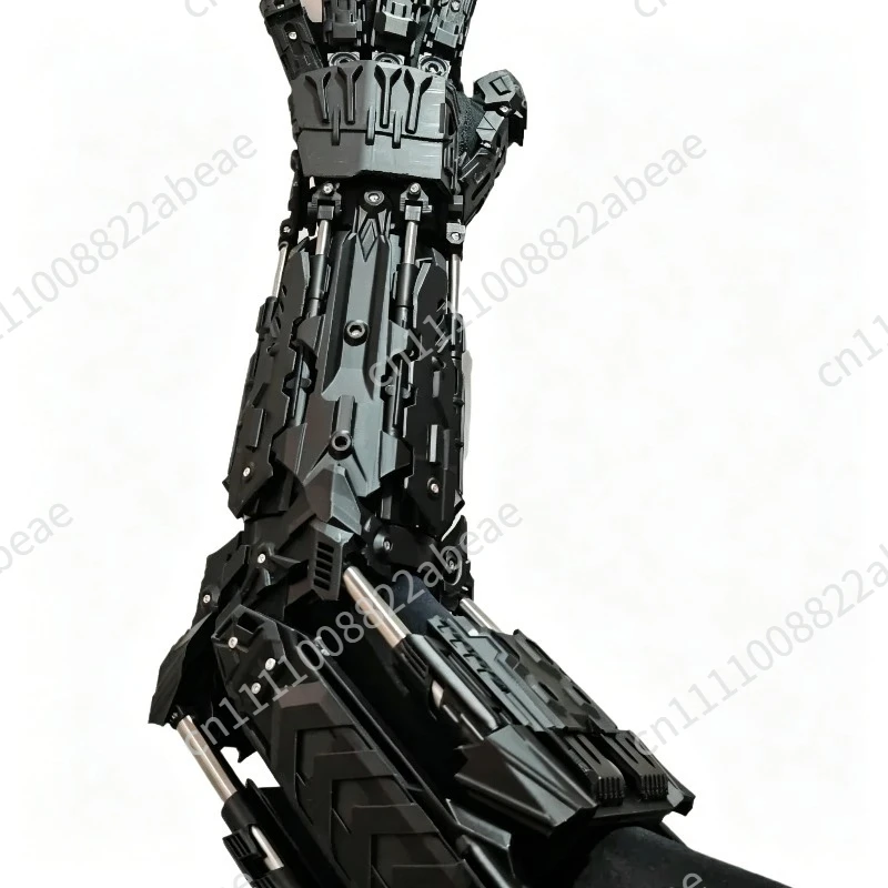For Cyberpunk Mecha Arm Exoskeleton for Cosplay, Sci-Fi Movie Props, Adjustable Robot Arm Costume Gear for Fans, Futuristic Film