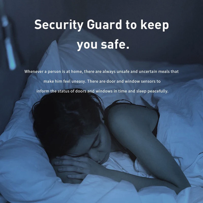 투야 와이파이 스마트 문짝 센서 문짝 열림 감지기, 스마트 홈 보안 보호 경보 시스템, 스마트 라이프 앱, 1 개, 2 개