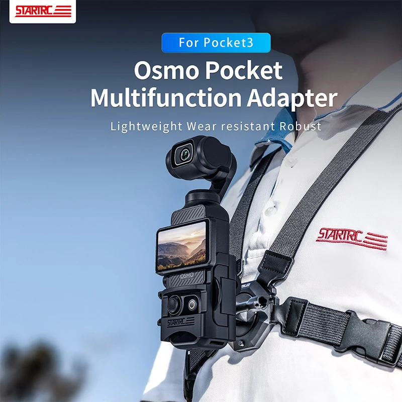 STARTRC is suitable for DJI Pocket 3 expansion frame, full surround multi-function with cold shoe mounting bracket accessories